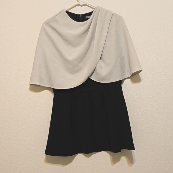 Lela rose  capelet Crepe peplum top size 8 - Picture 2 of 11